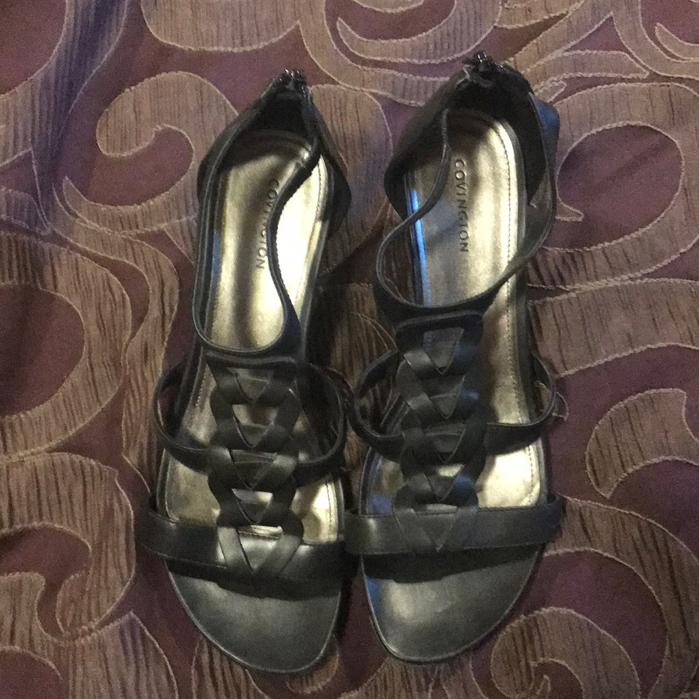 Covington wedge heel sandals